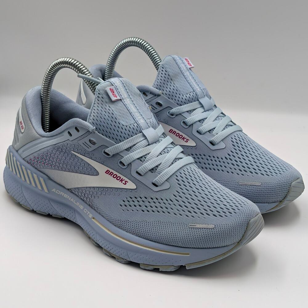 Brooks Adrenaline GTS 22 Kentucky Blue White Rose Womens 7.5 B (UK 5.5) Shoes